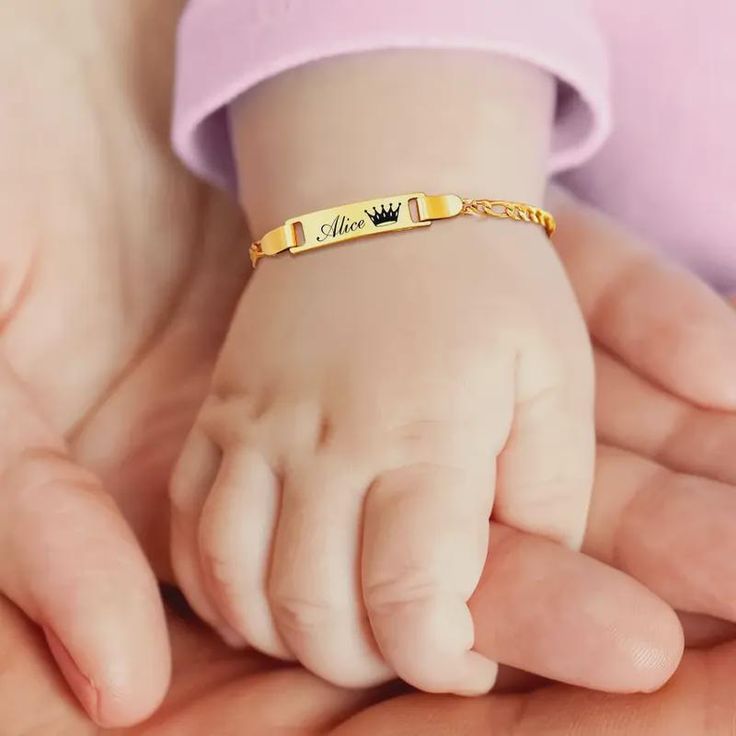 customized baby name bracelet